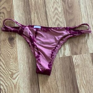 Blue life tie dye swim bottoms